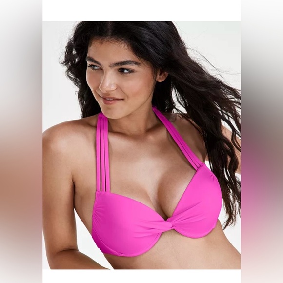 NWT Salt + Cove
Juniors' Strappy Underwire Push-Up Bikini Top Large - Picture 1 of 4